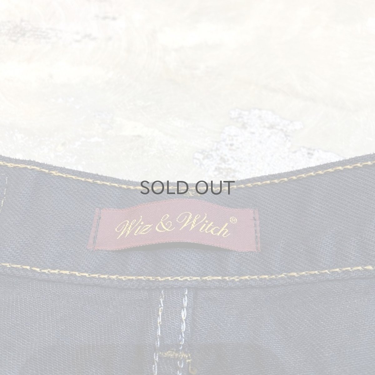 画像10: 【Wiz&Witch】"UNITED" WRAP SKIRT DENIM PANTS / W30 (10)