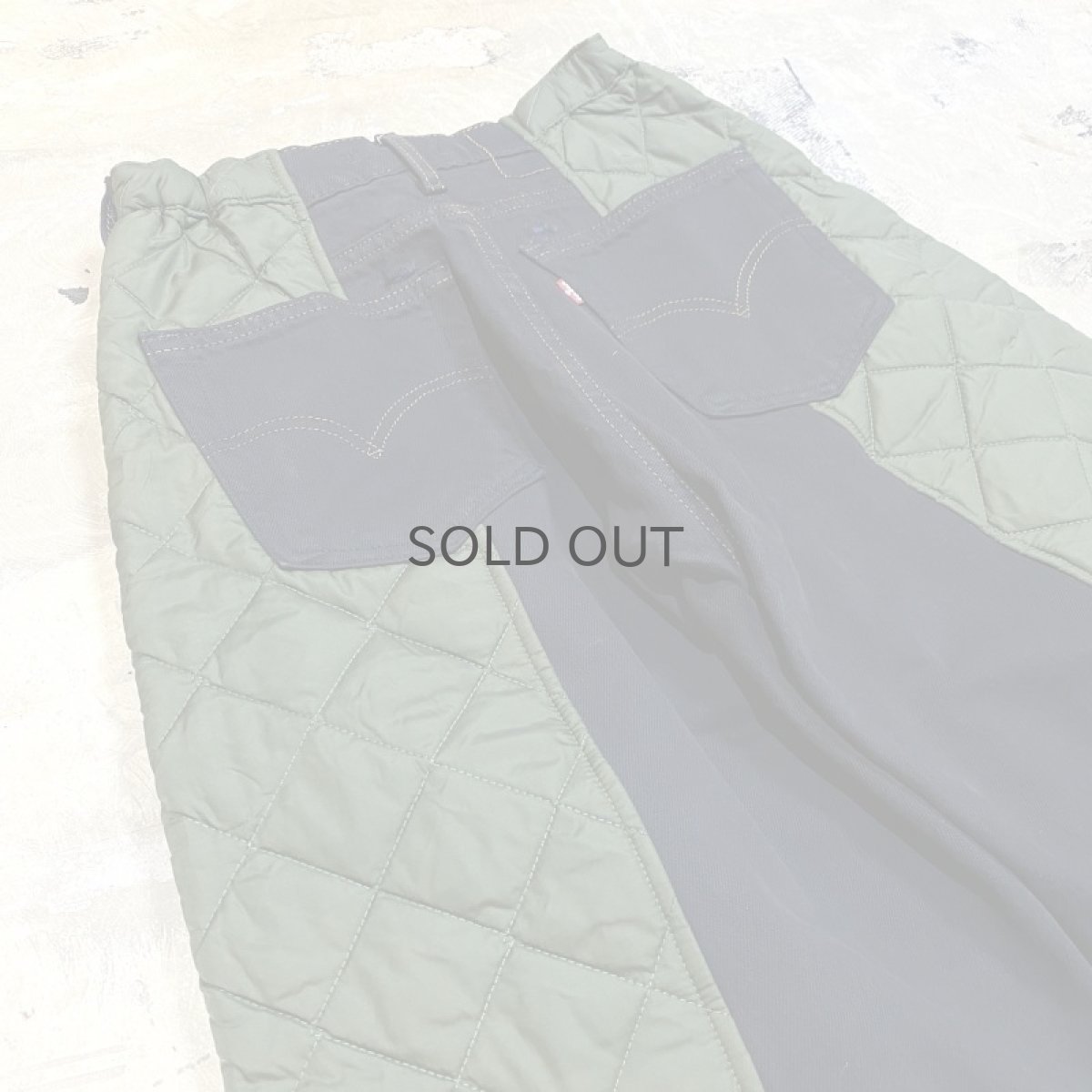 画像9: 【Wiz&Witch】"UNITED" TWO FACE QUILTING DENIM PANTS / OS (9)