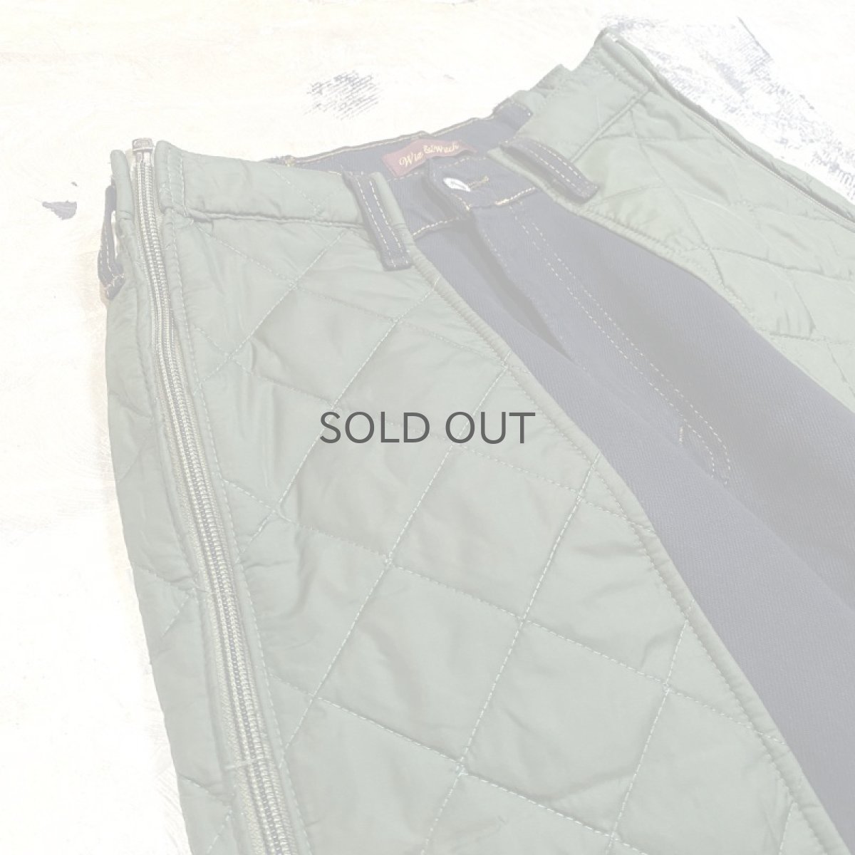 画像3: 【Wiz&Witch】"UNITED" TWO FACE QUILTING DENIM PANTS / OS (3)