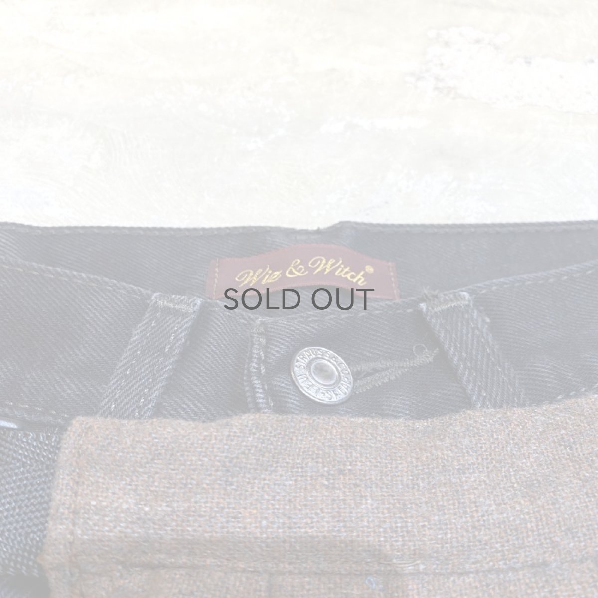 画像9: 【Wiz&Witch】"UNITED" WRAP SKIRT DENIM PANTS / W31 (9)