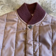 画像6: OLD BEIGE COLOR QUILTING DESIGN ZIP UP JACKET / Ladies M (6)