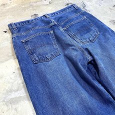 画像9: OLD WIDE SILHOUETTE DENIM PANTS / W32~W33 (9)