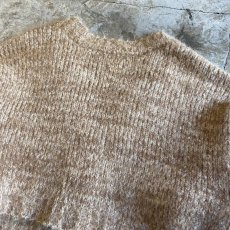 画像10: BOXY LINE SHORT DESIGN KNIT CARDIGAN / Ladies L (10)