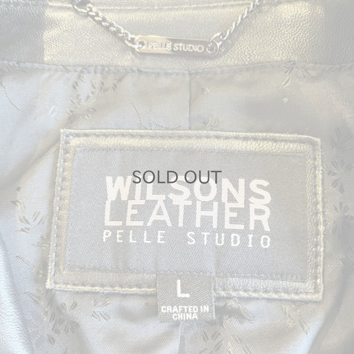 画像12: REAL LEATHER TAILORED DESIGN JACKET / Ladies M(L) (12)