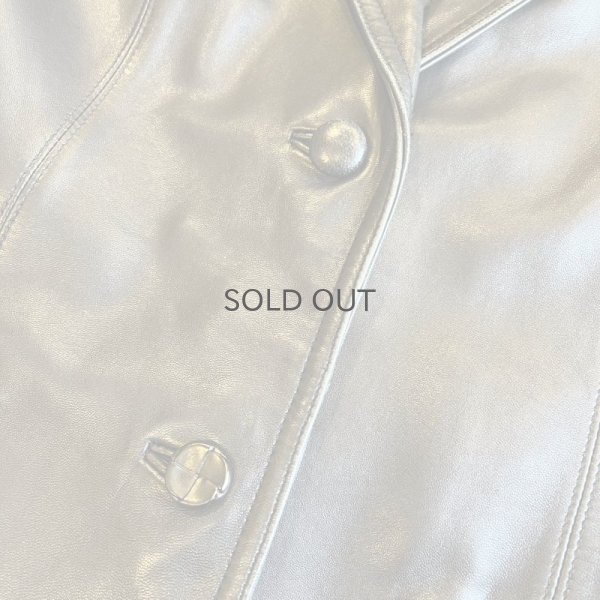 画像11: REAL LEATHER TAILORED DESIGN JACKET / Ladies M(L) (11)