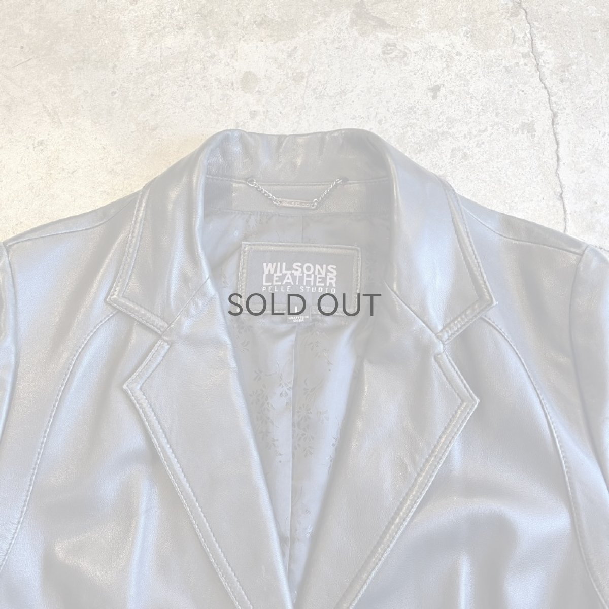 画像9: REAL LEATHER TAILORED DESIGN JACKET / Ladies M(L) (9)