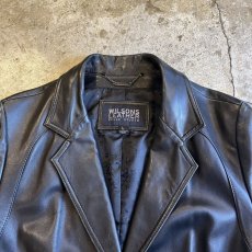 画像9: REAL LEATHER TAILORED DESIGN JACKET / Ladies M(L) (9)