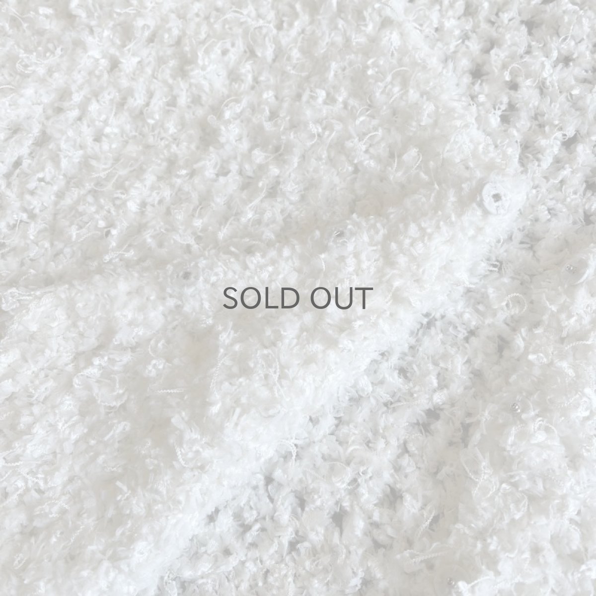 画像10: WHITE COLOR LOW GAUGE DESIGN L/S CARDIGAN / Ladies M (10)