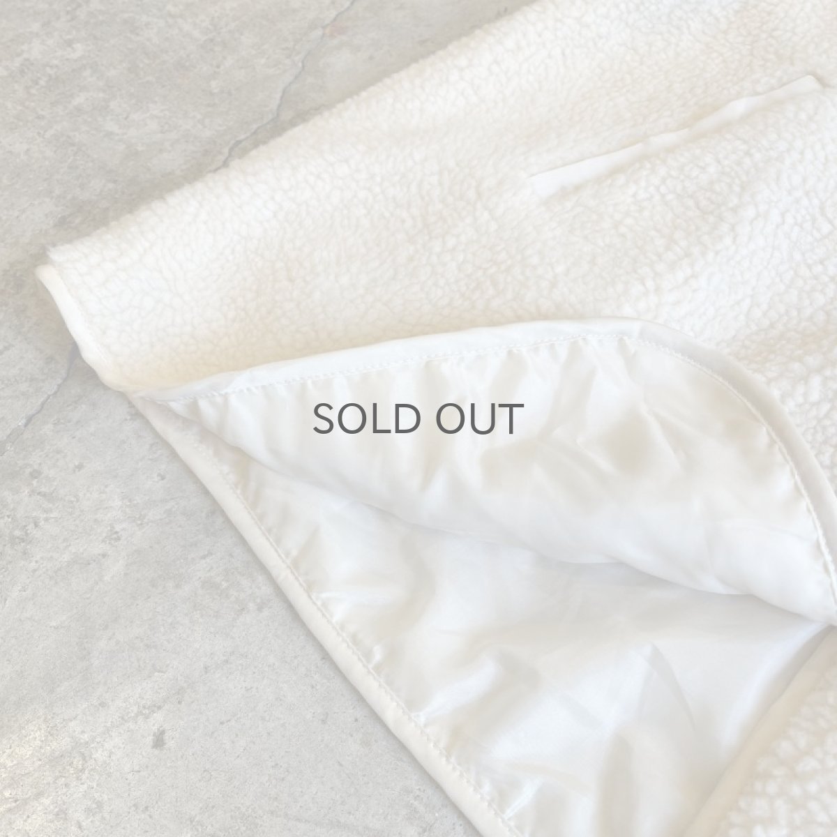 画像5: CHINA BUTTON DESIGN BOA JACKET / Ladies L (5)