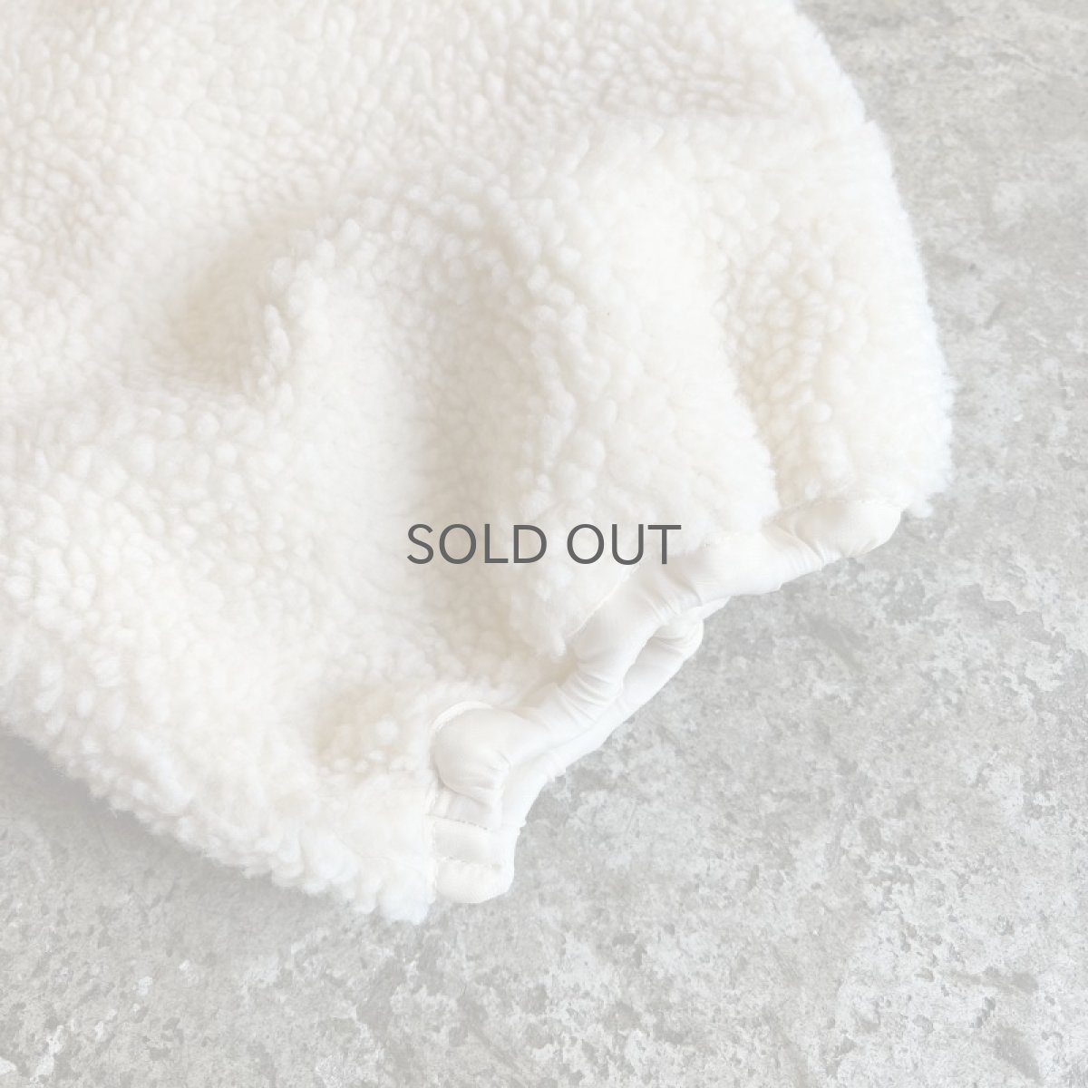 画像6: CHINA BUTTON DESIGN BOA JACKET / Ladies L (6)