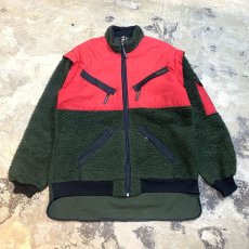 画像1: SWITCHED ZIP UP HI-NECK BOA JACKET / Mens L (1)