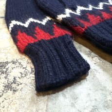 画像7: NORDIC KNITTING PATTERN COWICHAN SWEATER / Mens M (7)