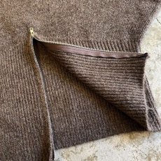 画像7: 【Wiz&Witch】"WEIRD" RIB ZIP KNIT / OS / BROWN (7)