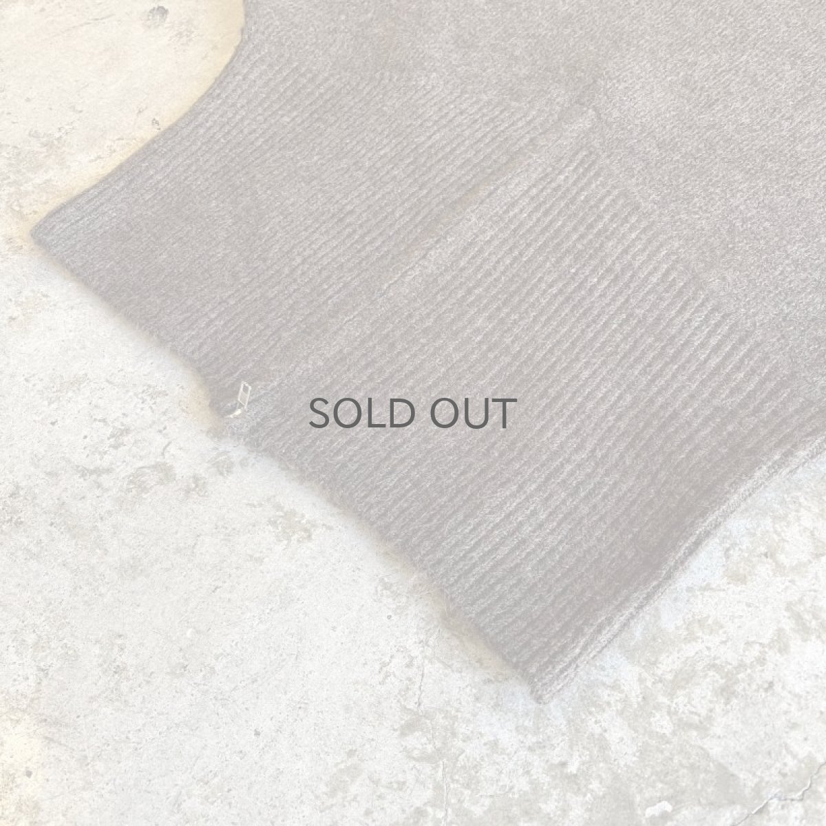 画像6: 【Wiz&Witch】"WEIRD" RIB ZIP KNIT / OS / BROWN (6)