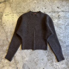 画像1: 【Wiz&Witch】"WEIRD" RIB ZIP KNIT / OS / BROWN (1)