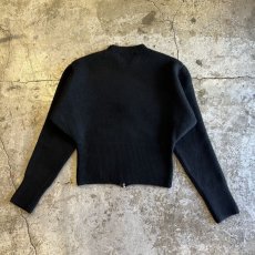 画像3: 【Wiz&Witch】"WEIRD" RIB ZIP KNIT / OS / BLACK (3)