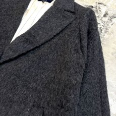 画像4: CHARCOAL GRAY COLOR TAILORED JACKET / Mens M (4)