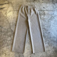 画像1: BEIGE COLOR DESIGN KNIT PANTS / W25~W32 (1)