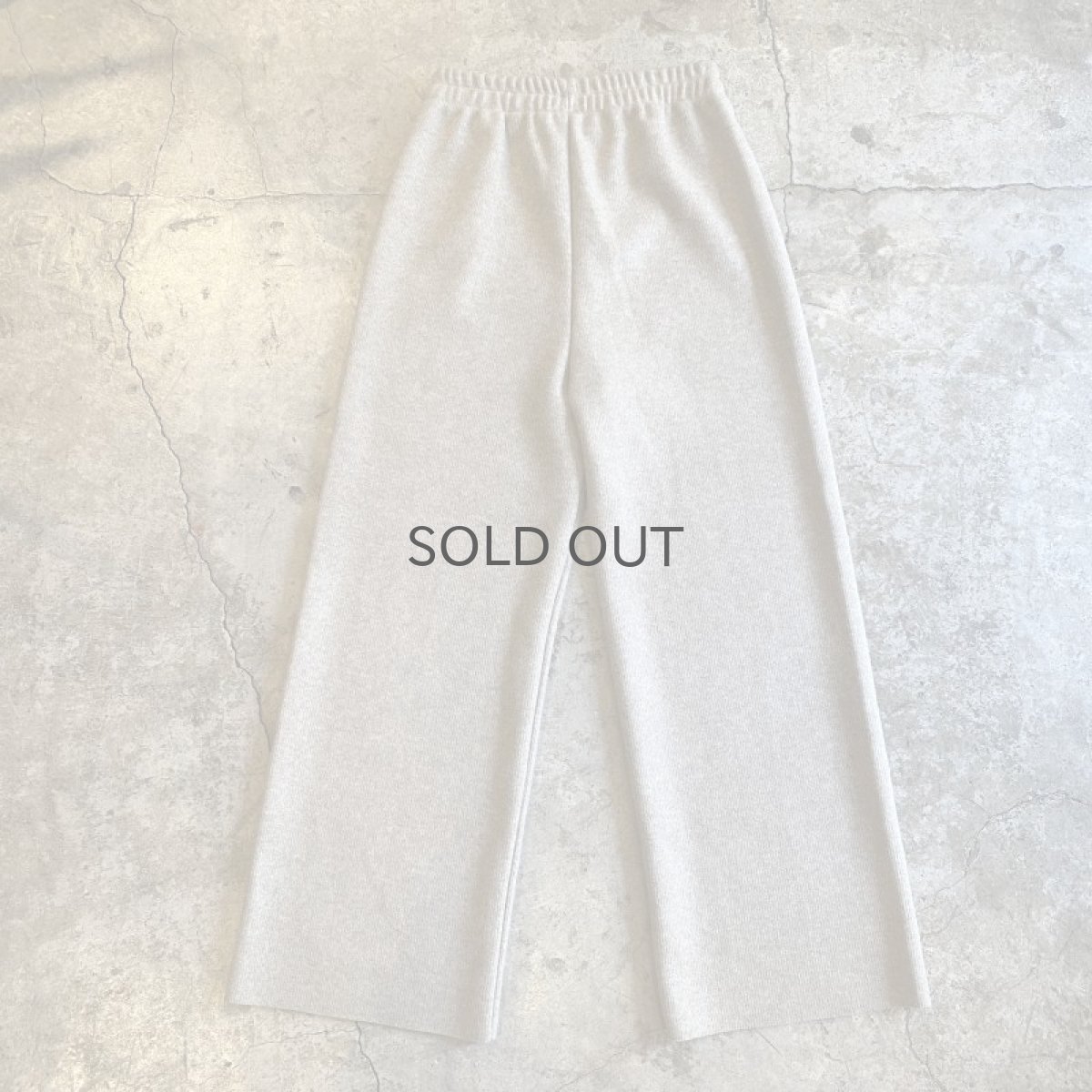画像2: BEIGE COLOR DESIGN KNIT PANTS / W25~W32 (2)
