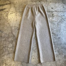 画像2: BEIGE COLOR DESIGN KNIT PANTS / W25~W32 (2)