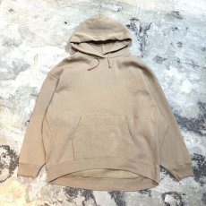 画像1: PLANE BEIGE COLOR SWEAT HOODIE / Mens L (1)