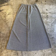 画像1: SILVER COLOR GLITTER BACK SLIT DESIGN SKIRT / W23~W31 (1)