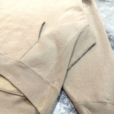 画像6: PLANE BEIGE COLOR SWEAT HOODIE / Mens L (6)