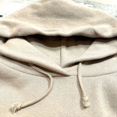 画像10: PLANE BEIGE COLOR SWEAT HOODIE / Mens L (10)