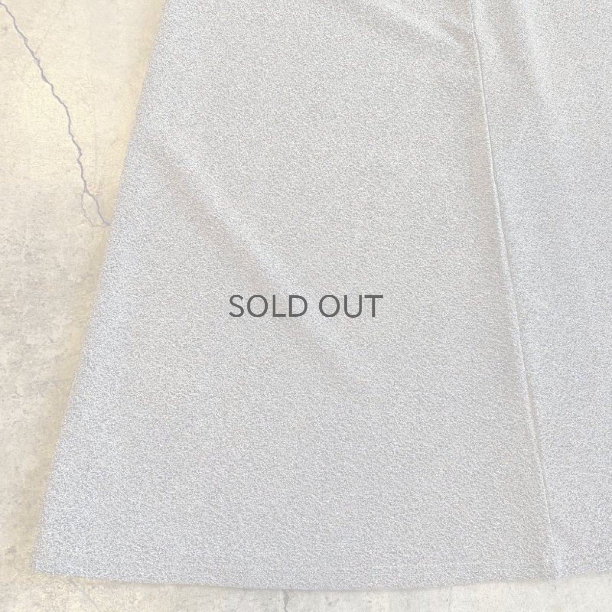 画像8: SILVER COLOR GLITTER BACK SLIT DESIGN SKIRT / W23~W31 (8)