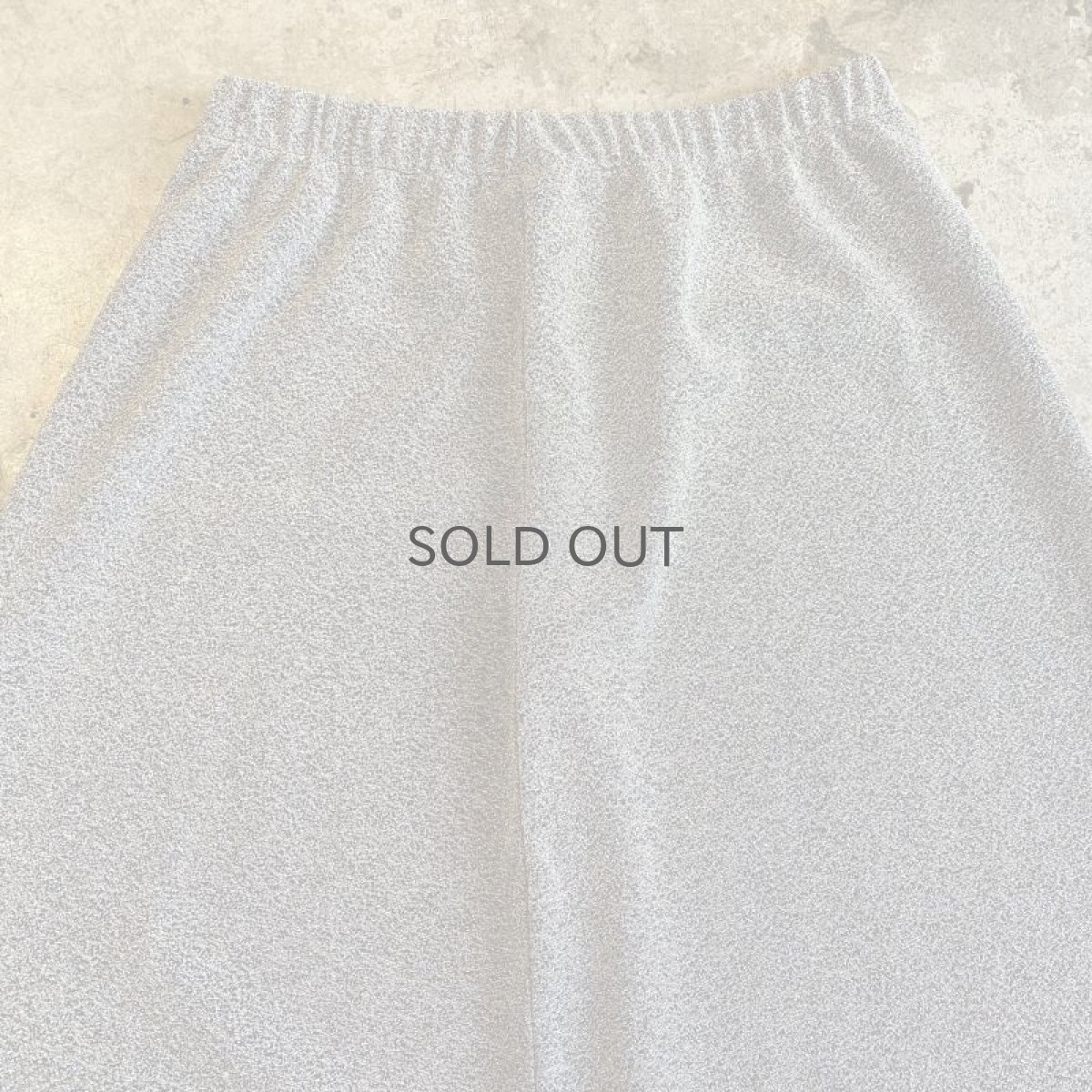 画像5: SILVER COLOR GLITTER BACK SLIT DESIGN SKIRT / W23~W31 (5)