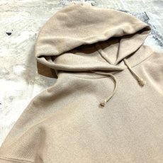 画像3: PLANE BEIGE COLOR SWEAT HOODIE / Mens L (3)