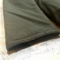 画像7: CHECK LINING MOSS GREEN PADDING CHINA JACKET / Mens M (7)