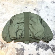 画像2: 【Wiz&Witch】"WEIRD" RIB MIX FLIGHT JACKET / GREEN / OS (2)