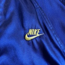 画像10: 【NIKE】POINT EMBROIDERY DESIGN COLOR NYLON TRACK JACKET / Ladies M(XL) (10)