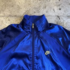 画像7: 【NIKE】POINT EMBROIDERY DESIGN COLOR NYLON TRACK JACKET / Ladies M(XL) (7)