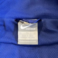 画像12: 【NIKE】POINT EMBROIDERY DESIGN COLOR NYLON TRACK JACKET / Ladies M(XL) (12)