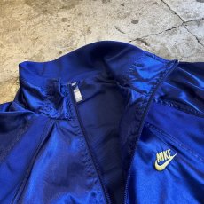 画像8: 【NIKE】POINT EMBROIDERY DESIGN COLOR NYLON TRACK JACKET / Ladies M(XL) (8)