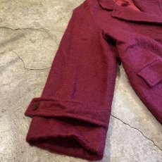 画像4: COLOR DESIGN MOHAIR LONG COAT / Ladies L / MADE IN USA (4)