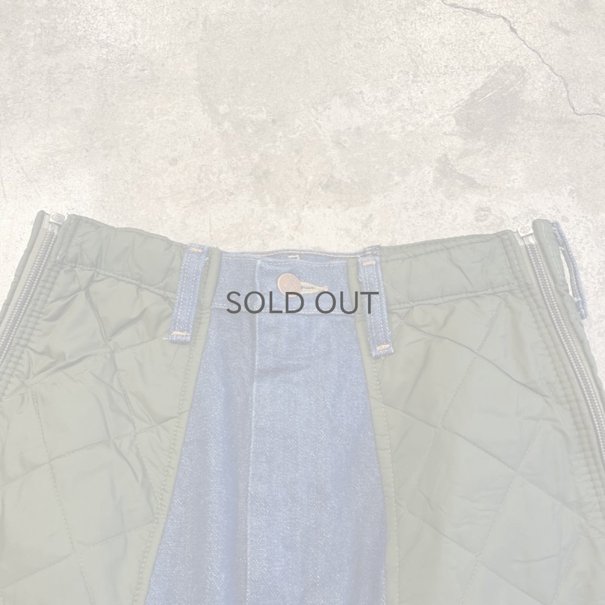 画像7: 【Wiz&Witch】"UNITED" TWO FACE QUILTING DENIM PANTS / OS (7)