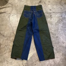 画像2: 【Wiz&Witch】"UNITED" TWO FACE QUILTING DENIM PANTS / OS (2)