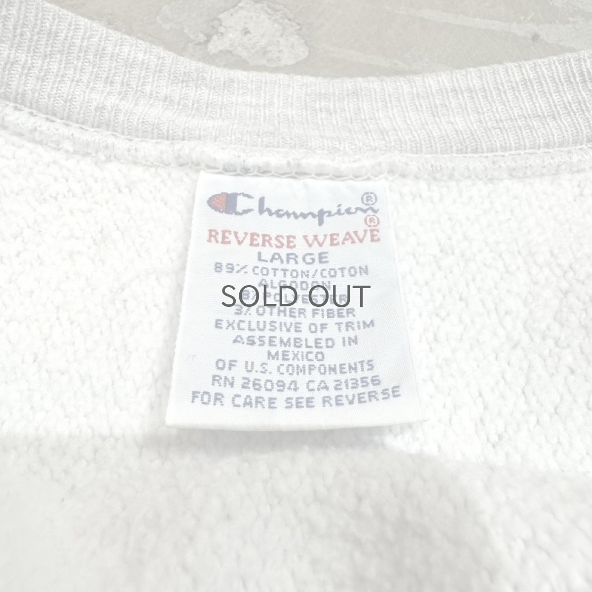画像10: 90's【CHAMPION】REVERSE WEAVE SWEAT / Mens L (10)