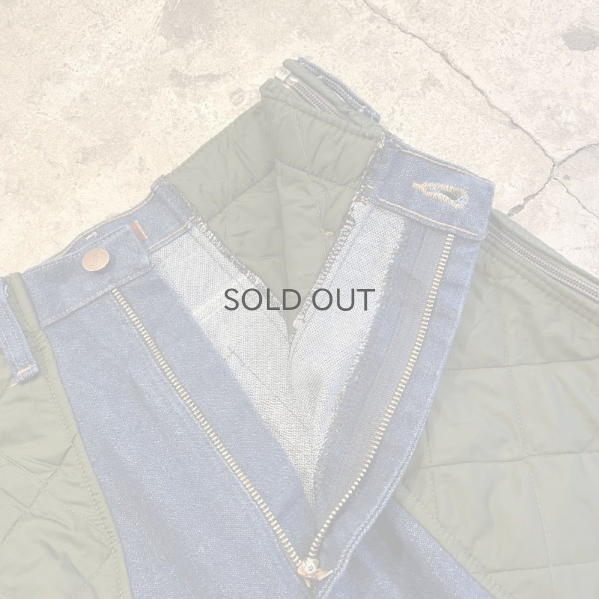 画像9: 【Wiz&Witch】"UNITED" TWO FACE QUILTING DENIM PANTS / OS (9)