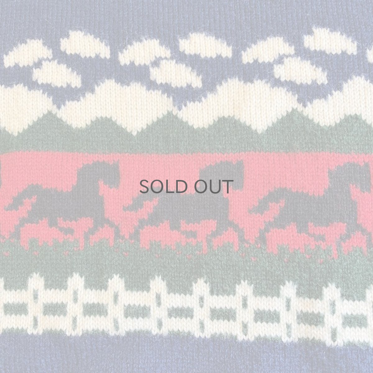 画像11: MIX PATTERN COLOR DESIGN KNIT SWEATER / Ladies L (11)