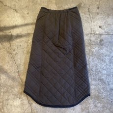 画像4: REVERSIBLE QUILTING FRONT SNAP BUTTON SKIRT / W25~W29 (4)