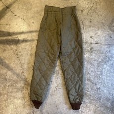 画像2: MILITARY QUILTING LINER DESIGN PANTS / ~W31 (2)