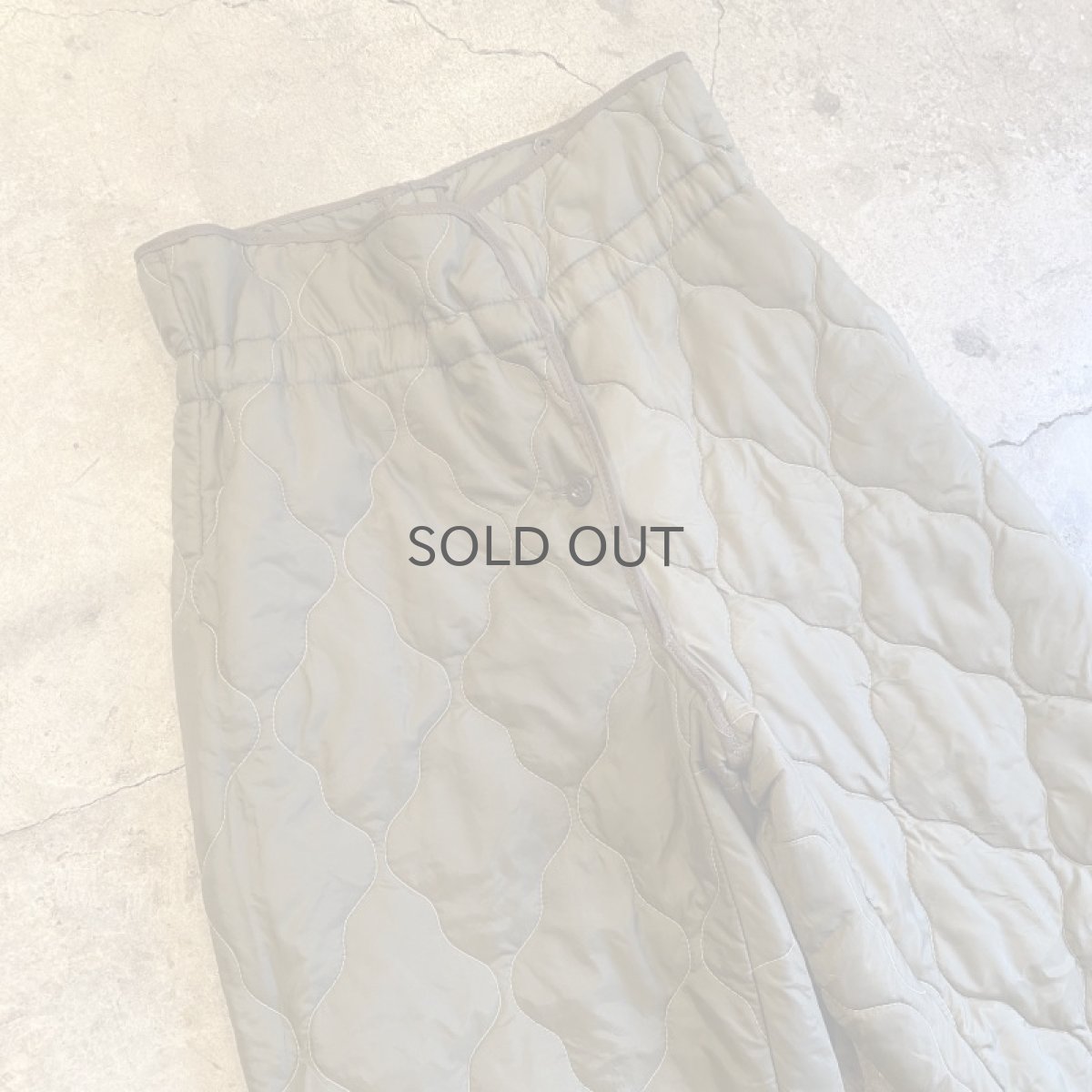画像3: MILITARY QUILTING LINER DESIGN PANTS / ~W31 (3)