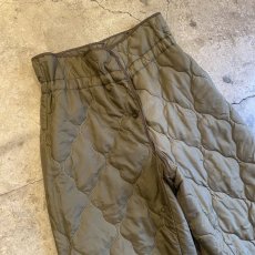 画像3: MILITARY QUILTING LINER DESIGN PANTS / ~W31 (3)