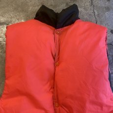 画像6: REVERSIBLE DESIGN COLOR DOWN VEST / Ladies XL (6)