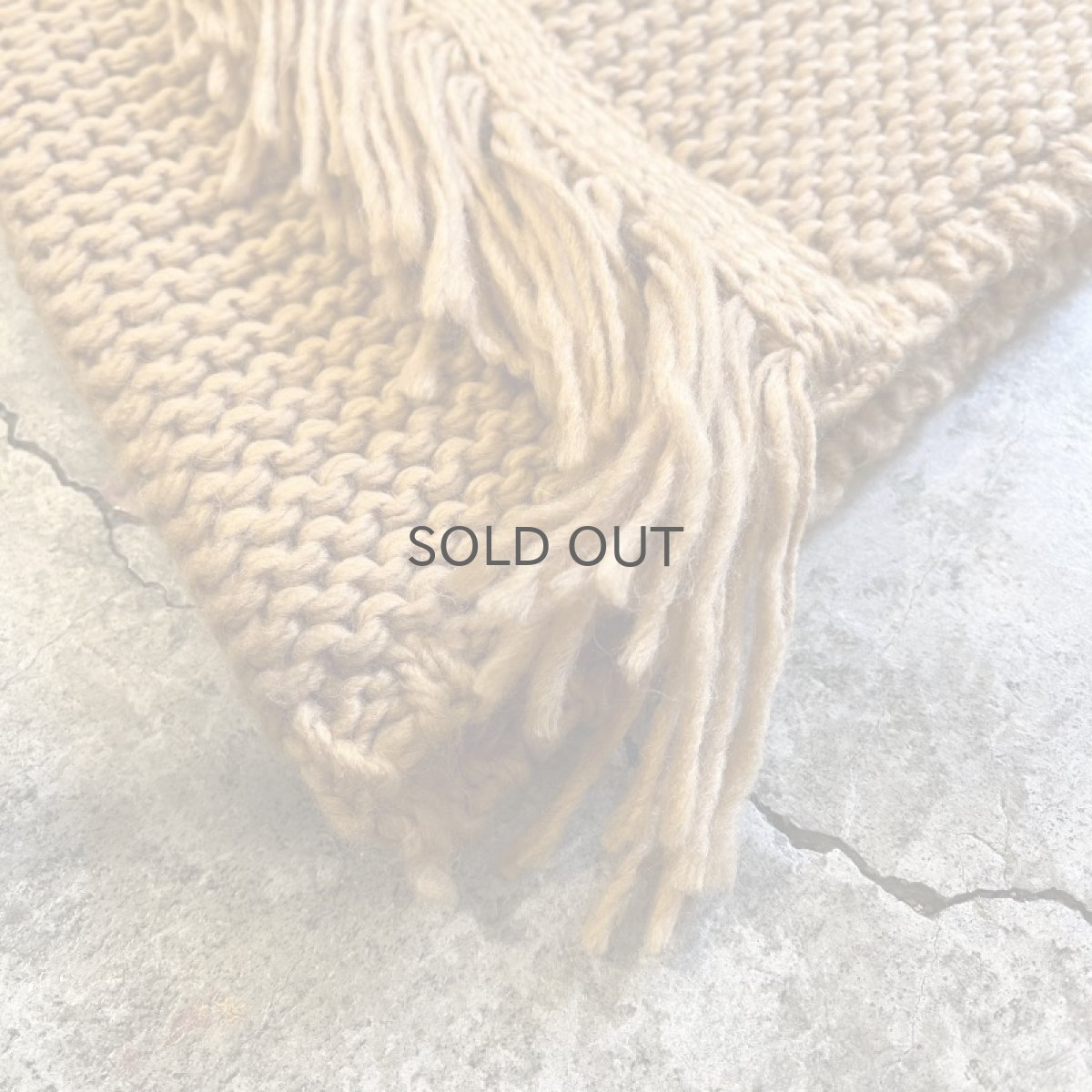 画像3: FRINGE LINE DESIGN V NECK KNIT SWEATER / Ladies M  (3)