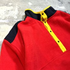 画像3: 90's "MARLBORO" HALF SNAP FLEECE TOPS / Mens XL (3)